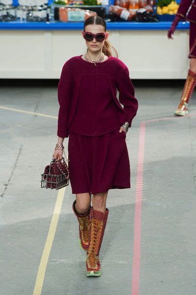 chanel fall 2014 groceries|chanel runway dresses.